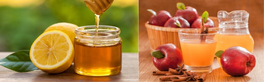 Honey and Apple Cider Vinegar 